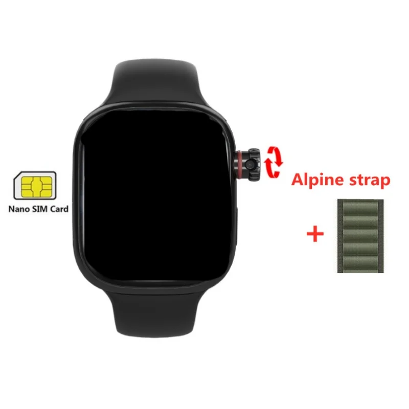 VP10 Smart Watch Android Watch 9 Series Wi-Fi GPS 4 GB 128 GB Storage Google Play for Men Women Smartwatch pre iOS Android
