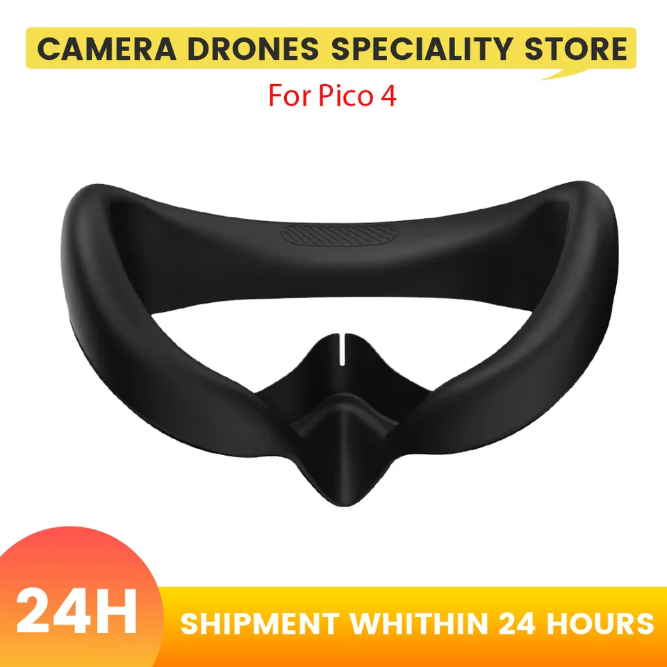 VR Eye Pad pre Pico 4 Silikónový náhradný kryt tváre Ochranné puzdro Anti-Sweat Mask pre Pico 4 VR Okuliare Purchory