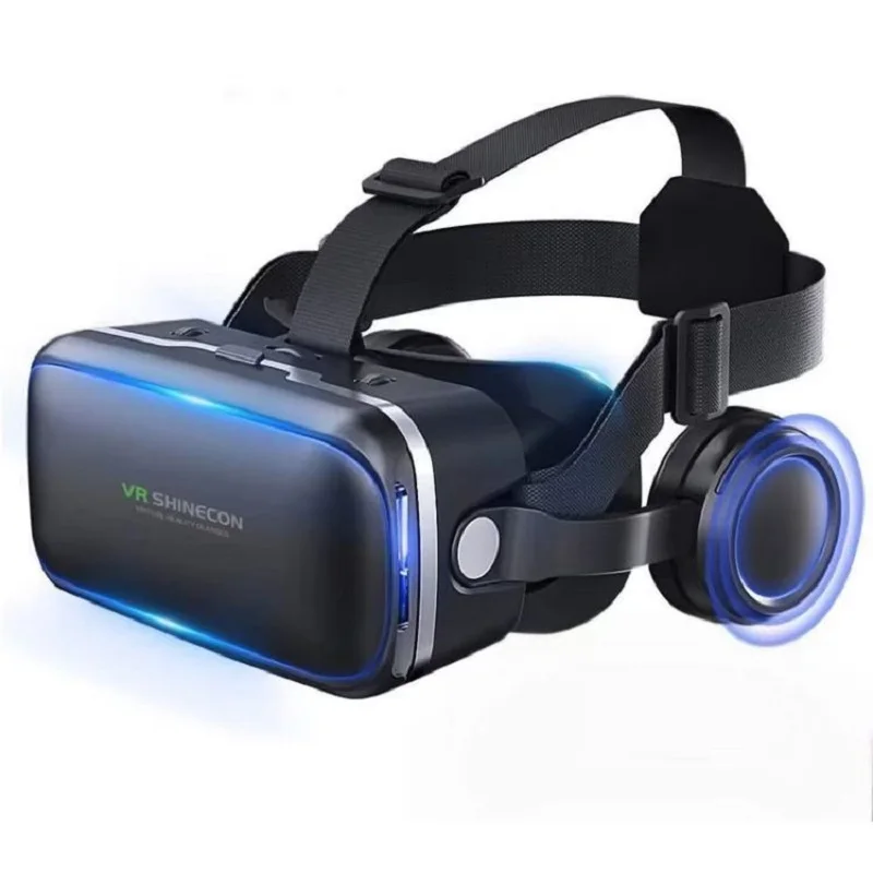 VR prilba 3D okuliare Smartphone Smart Goggles Virtuálna realita náhlavná súprava Video hra Viar BinoCulars G04E 6. generácia