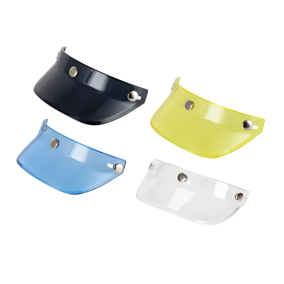 Vrcholový štít na prilbu Vrchol Sun Peak 3 Snap Open Face Sun Protector pre