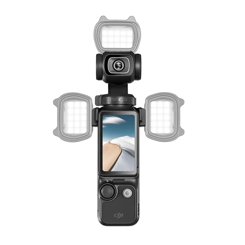 Vrecko 3 farebné výplňové svetlo pre Dji Dji Osmo vrecko 3 ľahká inštalácia Magnetický gimbal výplň ľahkého športového fotoaparátu