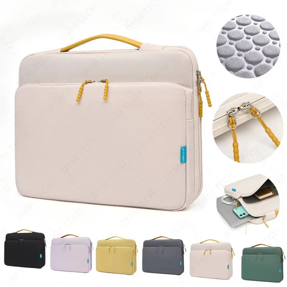 Vrecko na notebook prenosné vrecko 14 16,1 palca Cover Cover Cover Vodotesný nárazový kufrík pre Xiaomi Lenovo Dell MacBook Air Pro