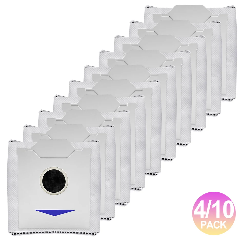 Vrecko na prach 4/10ks pre ECovacs pre Deebot N30 pre náhradné diely Omni Vysávač Vákuové čistiace prostriedky