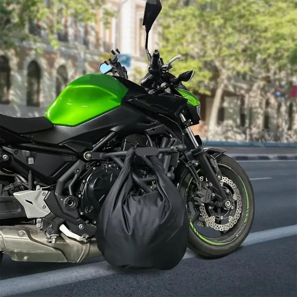 Vrecko na prilbu na motocykle Vodotesný kombinovaný zámok uzamknutia proti krádeži batožinového tašiek Rider Prenosný cestovný motocykel vrecko
