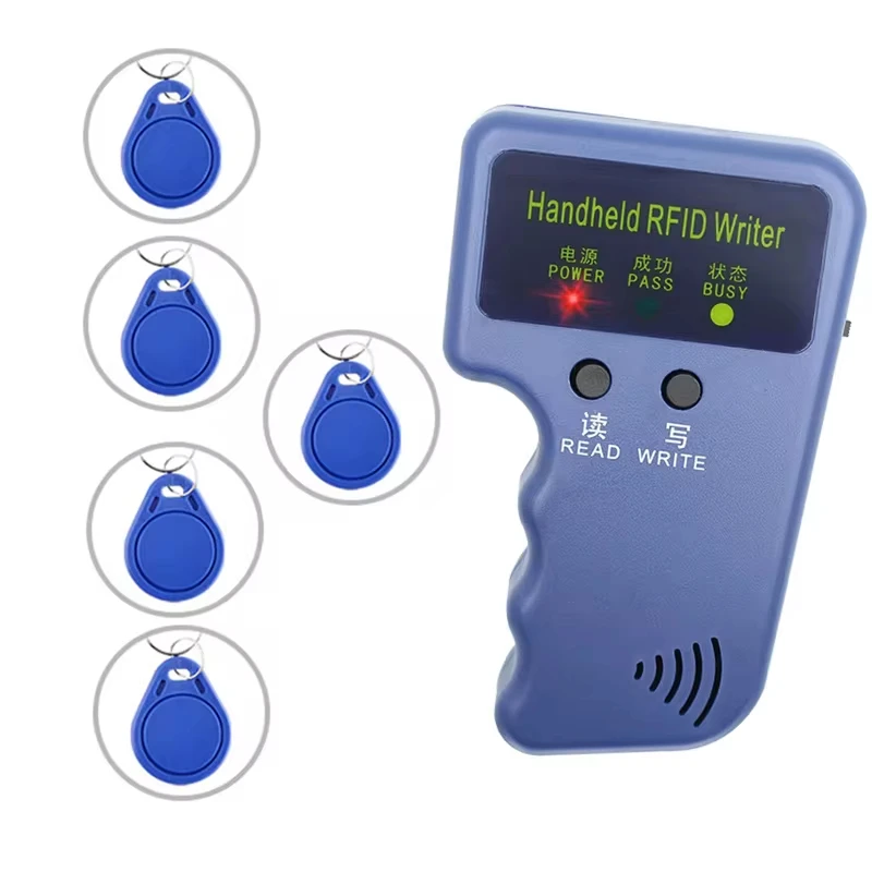 Vrecková kópia 125kHz EM4305 T5577 RFID inteligentný duplicitný spisovateľ spisovateľa Reader s prepisovanými kartami