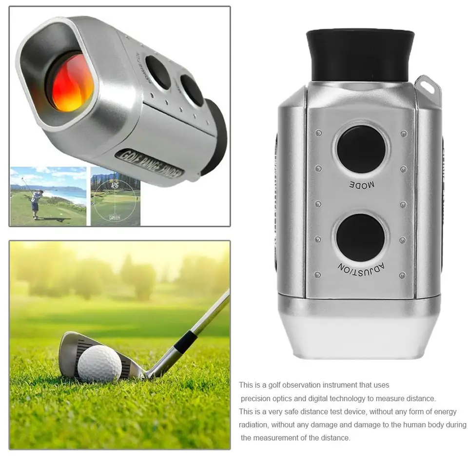 Vreckový golfový radca nálezca vreckový monokulárny rozsah pre golfový náradie