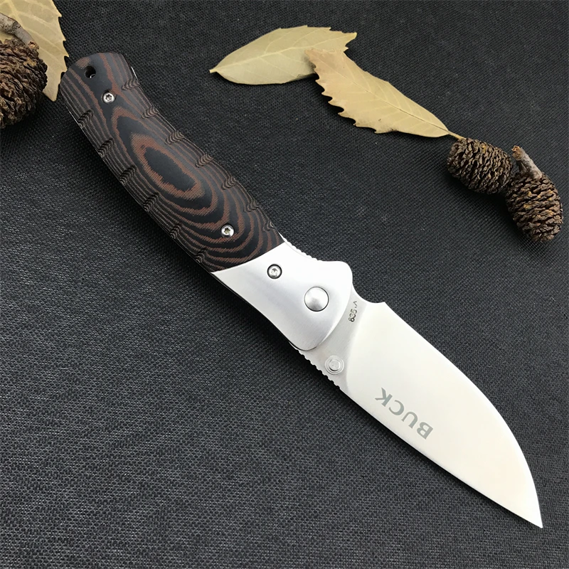 Vreckový nôž BK835 Camping Hunting Micatta Rukoväť vonkajšie turistické rybárstvo 440C Blade EDC skladací nôž EDC