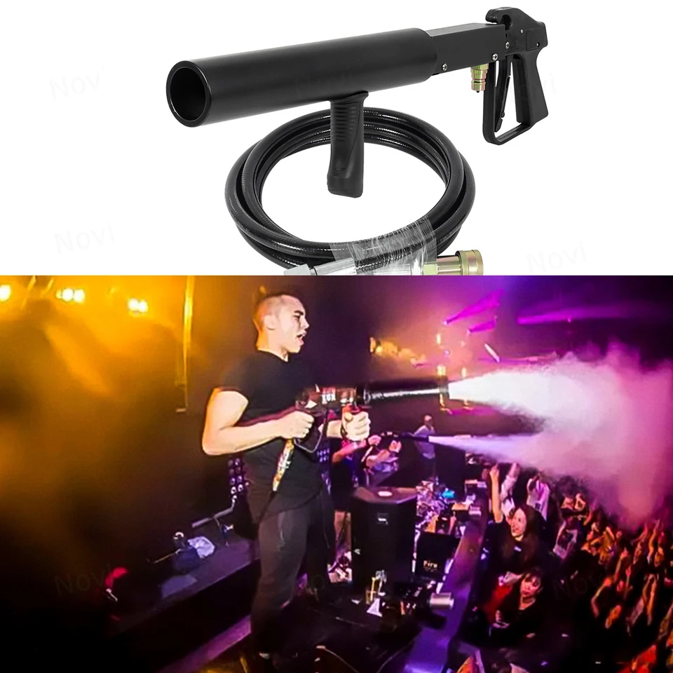 Vreckový oxid uhličitý CO2 Jet Jet Gun Gas Dym Fog Hmlová pre večierok Svadobná fáza DJ Disco Performance