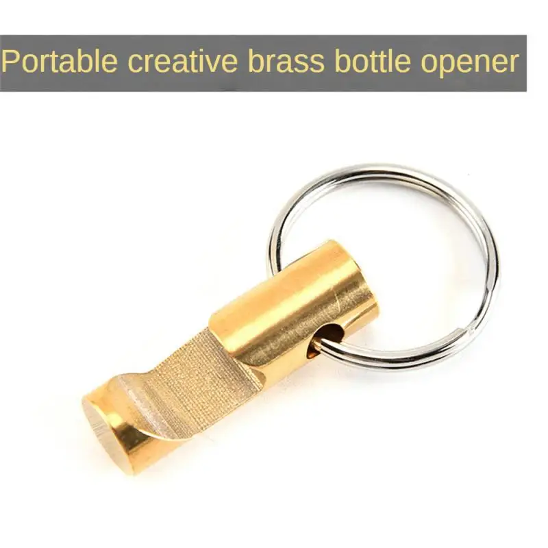 Vreckový valcový otvárač na fľašu s fľašami zink zinok kreatívny mini kľúčový reťazec vonkajší kemping prenosné kuchynské náradie Gadgets Otvárače