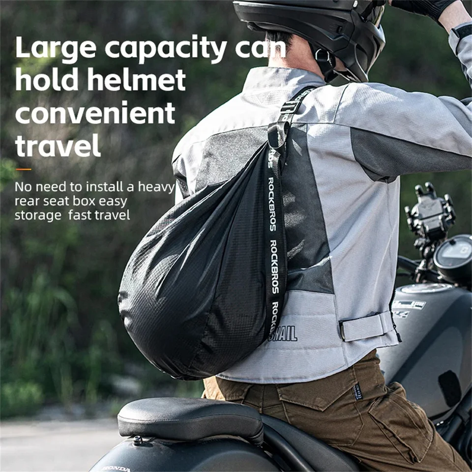 Vrecká na motocykle prilby Ženy Muži cestovné vrecká Moto reflexné veľkú kapacitu motocyklovej prilby batohové príslušenstvo