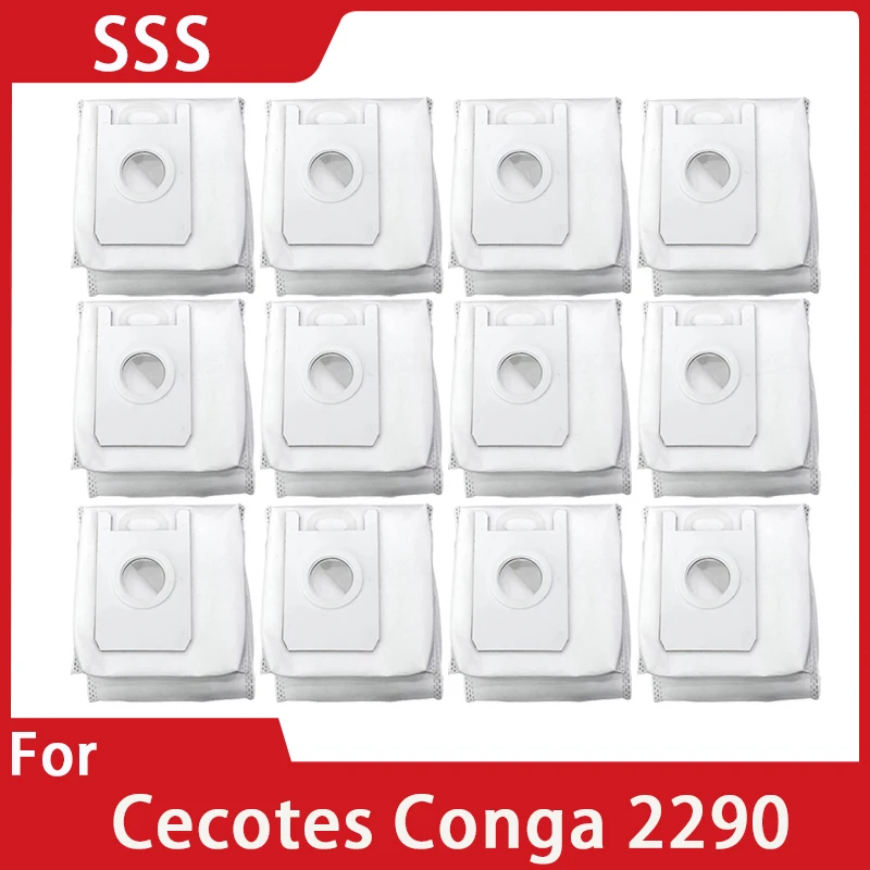 Vrecká na prach pre Cecotec Conga 2290 Príslušenstvo vysávač Dust Dust Filter náhradné diely Prachové škatuľu prachové vrecká Výmena