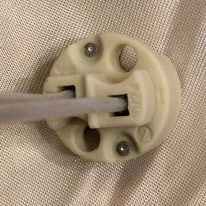 Vs držiak na keramickú lampu G4 GU5.3 GX5.3 Držiak na keramický držiak s vysokou teplotou 32700