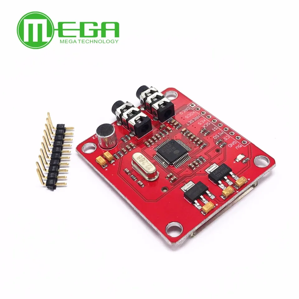 VS1053 VS1053B MP3 MODUL pre dosku Arduino UNO Breakout s slotom SD Card Slot vS1053B OGG Nahrávanie v reálnom čase pre Arduino UNO