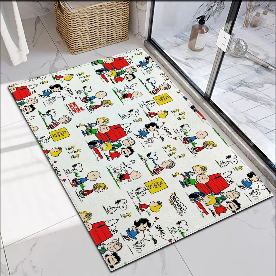 Vstupné dvere Mat Snoopy Detská izba MOD Moderná domáca dekorácia Kúpeľňa Koberce Vlastná rohožka Long Hall Carpet Non Slip Carpet