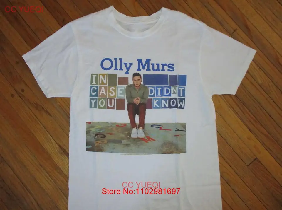 VTG OLLY MURS Darček pre fanúšikov Cotton White White Men Men Dámske košeľa AM458