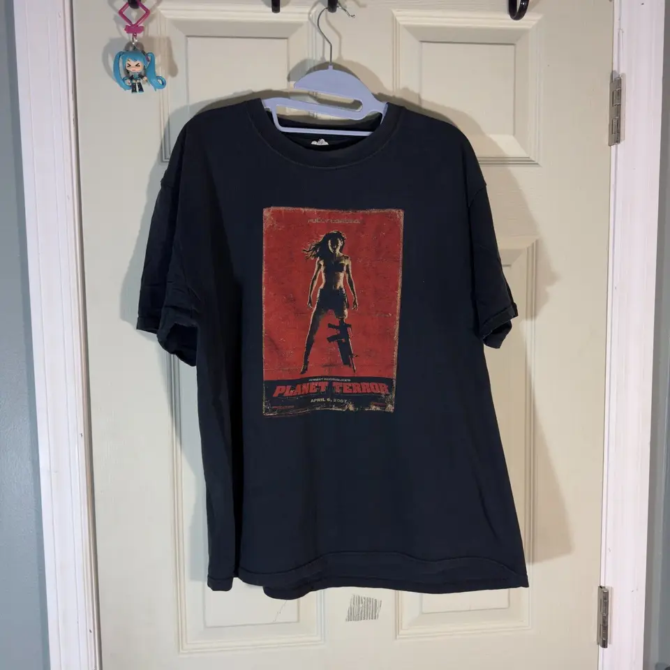VTG Planet Terror Grindhouse SZ XL Movie Promo Plagát 2007 Tarantino Death Proof