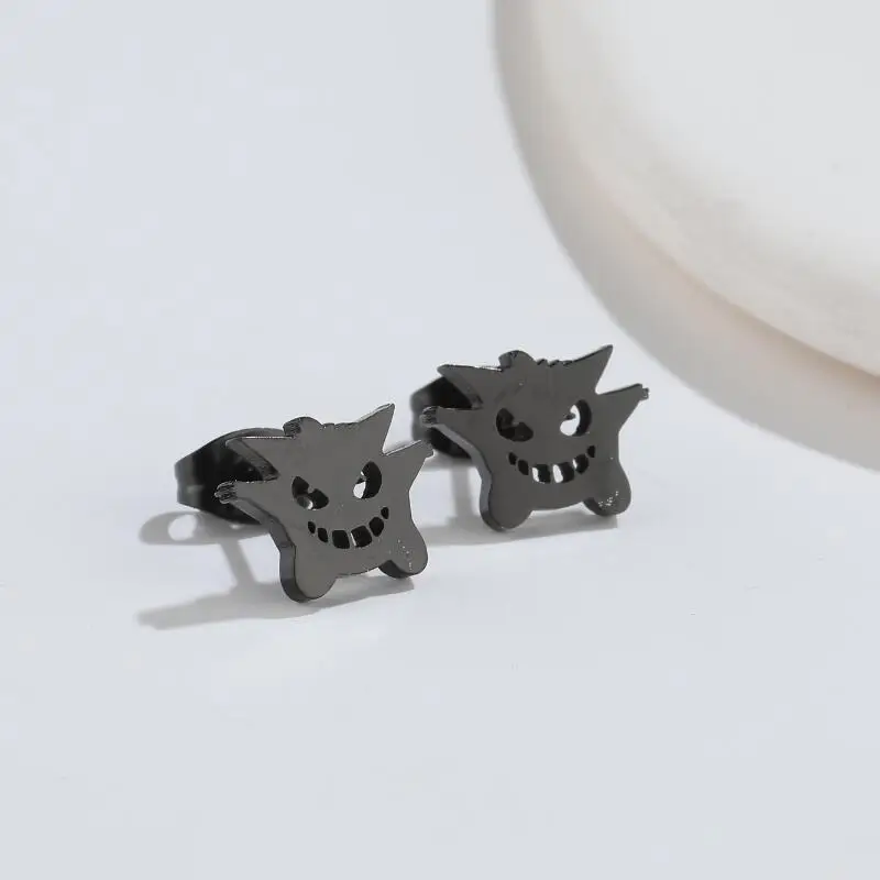 Vtipné anime duchovné náušnice pre ženy kawaii bábika Devil Tragus Piercing náušnice Halloween dary