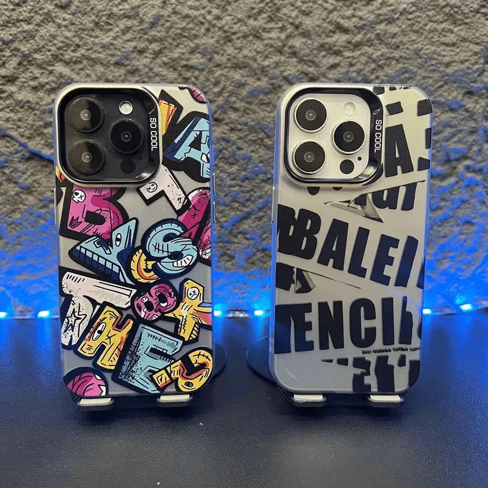 Vtipné listy telefón pre iPhone 16 15 14 13 12 11 Pro Max XR 8 7 Plus anti jeseň matný zadný kryt