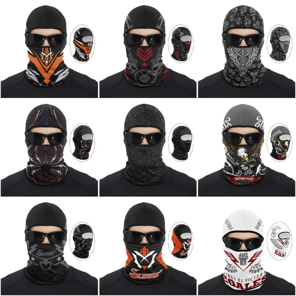 Vtipné opice ústa lebky motocykla motocykla Balaclava ľahká priedušná cyklistika celá tvárová maska ​​prenosná rýchla suchá jazdecká hlava Muži