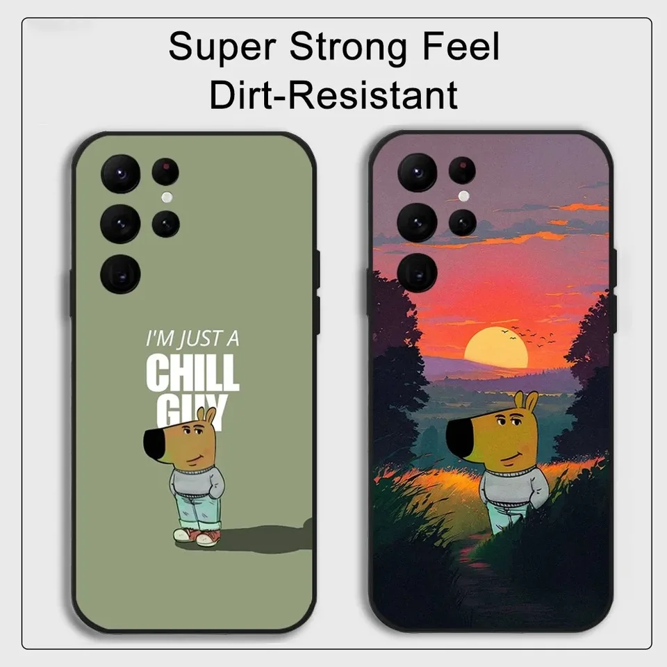 Vtipné som len chill chlapík telefónny puzdro Samsung S Series S20 S21 S22 S23 S24 Fe Plus Ultra TPU Soft to Case priateľské k pokožke