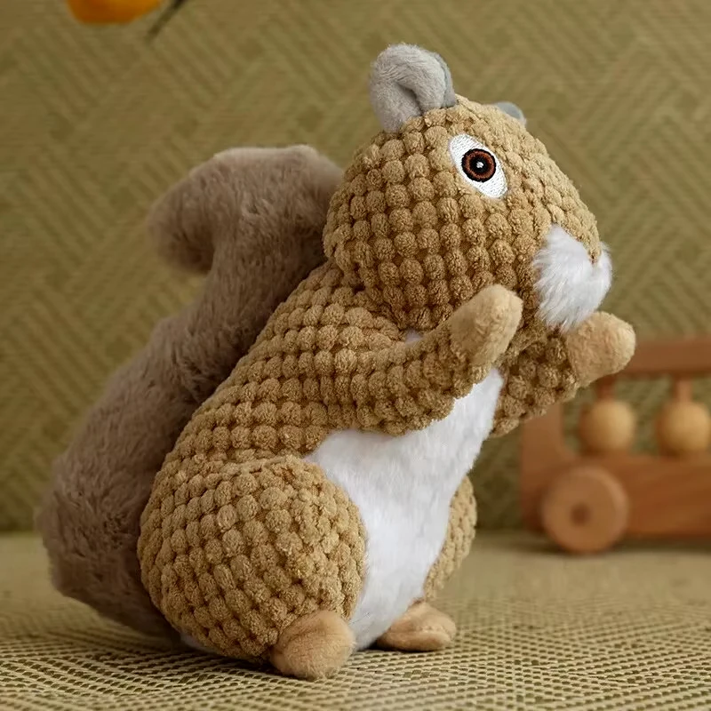 Vtipné veveričky Koala plyšové pies psie hračky Malé veľké psy