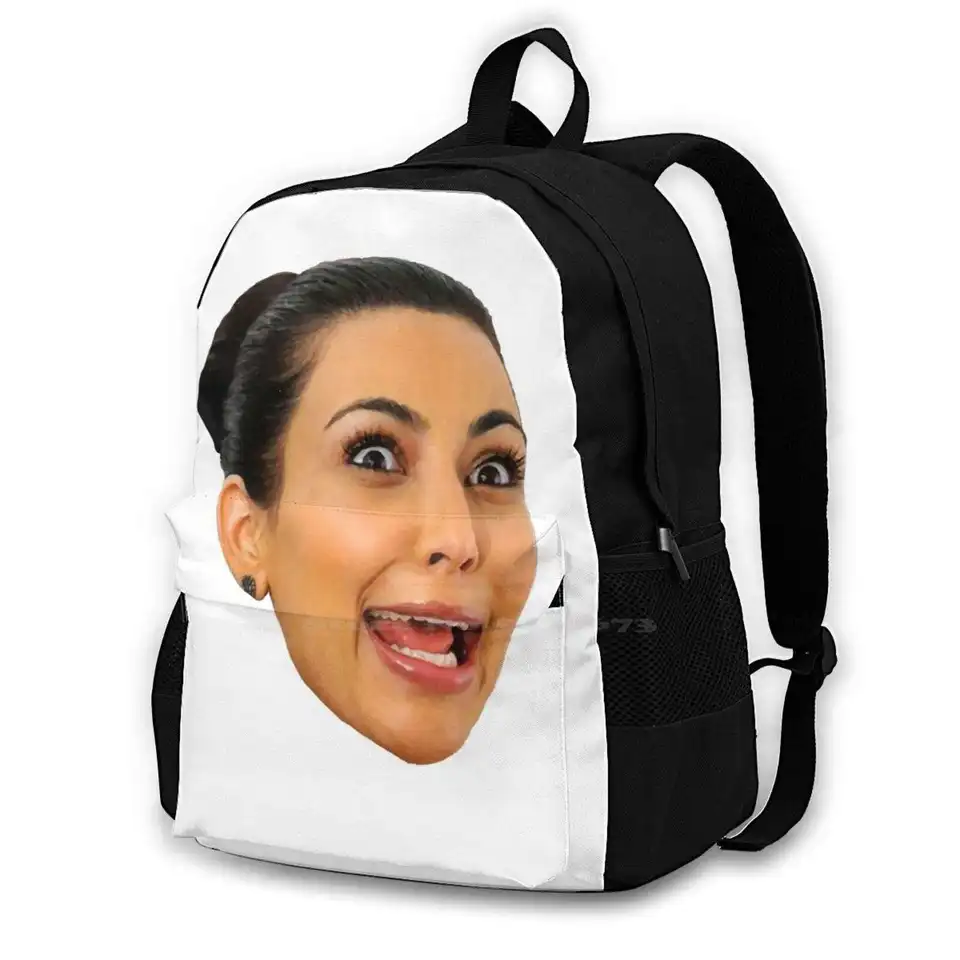 Vtipný horúce predaj Schoolbag Batoh módne tašky Funny West Kris Jenner Kylie Khloe Kourtney Kendall Jenner držte krok s