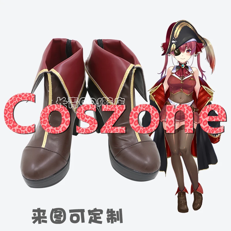 VTuber HoloLive Houshou Marine Cosplay topánky topánky Halloween Carnival Cosplay kostýmové doplnky