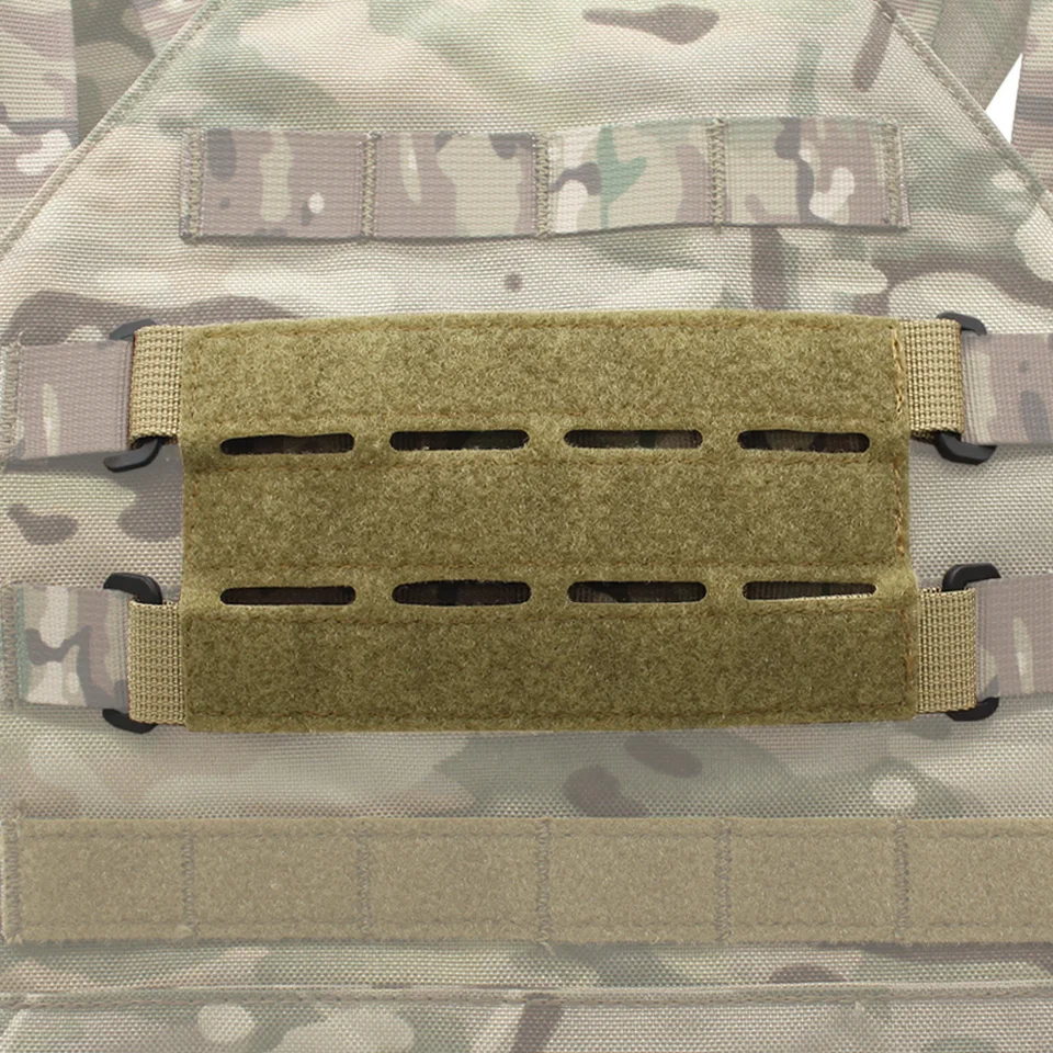 Vulpo nová taktická vesta Patch Molle System Adapter Panel Panel Hook & Loop Prevodník pre záplaty na záplaty