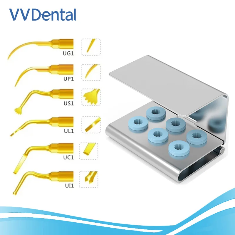 VVDental Dental Ultrazvuk chirurgie TIPS Viacúčelová súprava pre Woodpecker Mectron Piezosurgery Cutter Bone Tools Piezotome Surgery