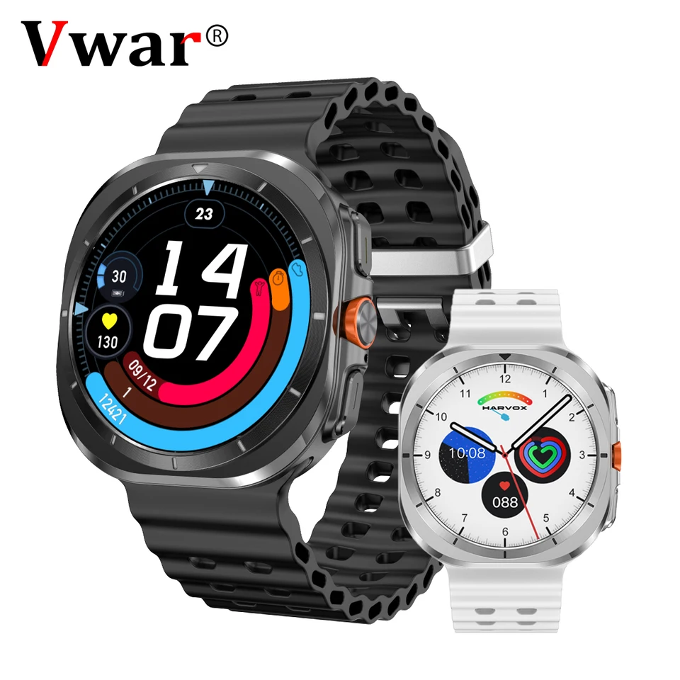 VWAR DT Watch Ultra 47 mm inteligentné sledovanie 4 GB ROM Video Player IP68 nepremokavý šport Smartwatch Wireless nabíjačka NFC pre mužov Ženy