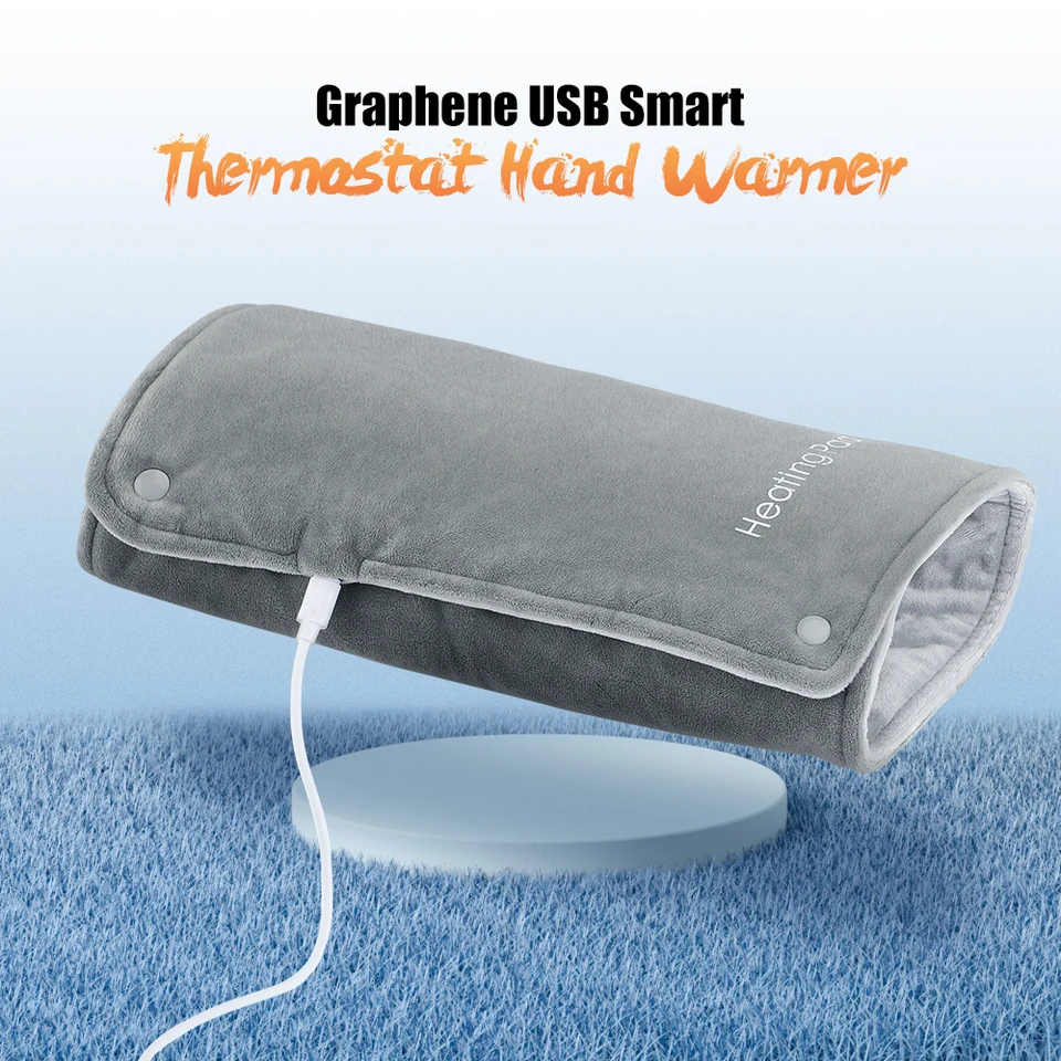 Vykurovacia podložka 50 ℃ Heat GraphenetherMostat Ručne teplejšia zimná kancelárska otepľovanie Artefakt Ručné otepľovanie vrecka pre telové podložky 30x50cm