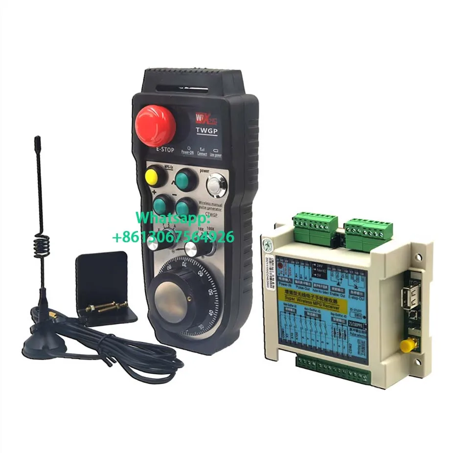 Vylepšená 6 osi CNC bezdrôtové mpg MPG MANUMENT Generátor ELEKTRONICKÝ ESTOP HASS pre HASS SYNTE FANUC GSK SIEMENS