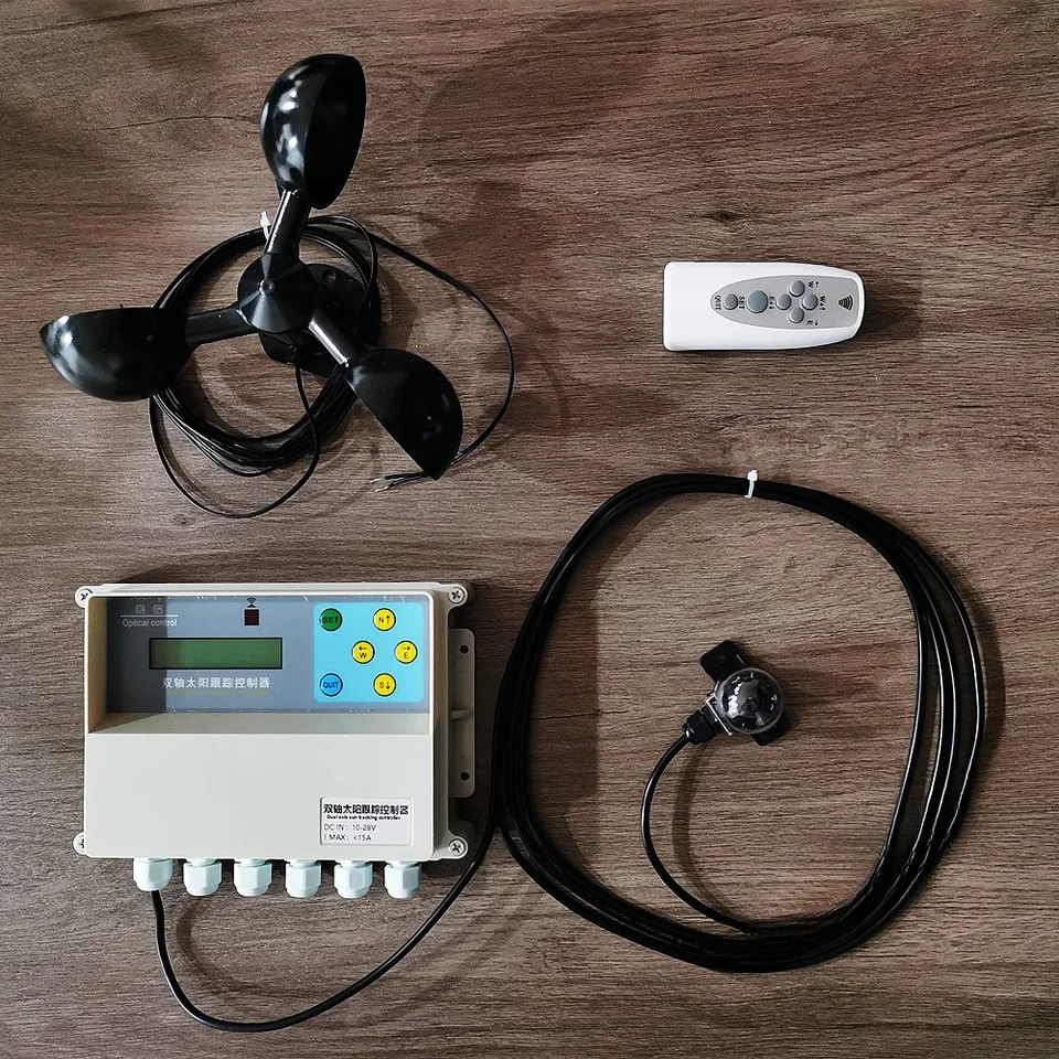 Vylepšené! Solar Tracker Dual Axis Controller Solar Automatic Tracking System s dvoma stupňami Freedom Tracking Sun Tracker