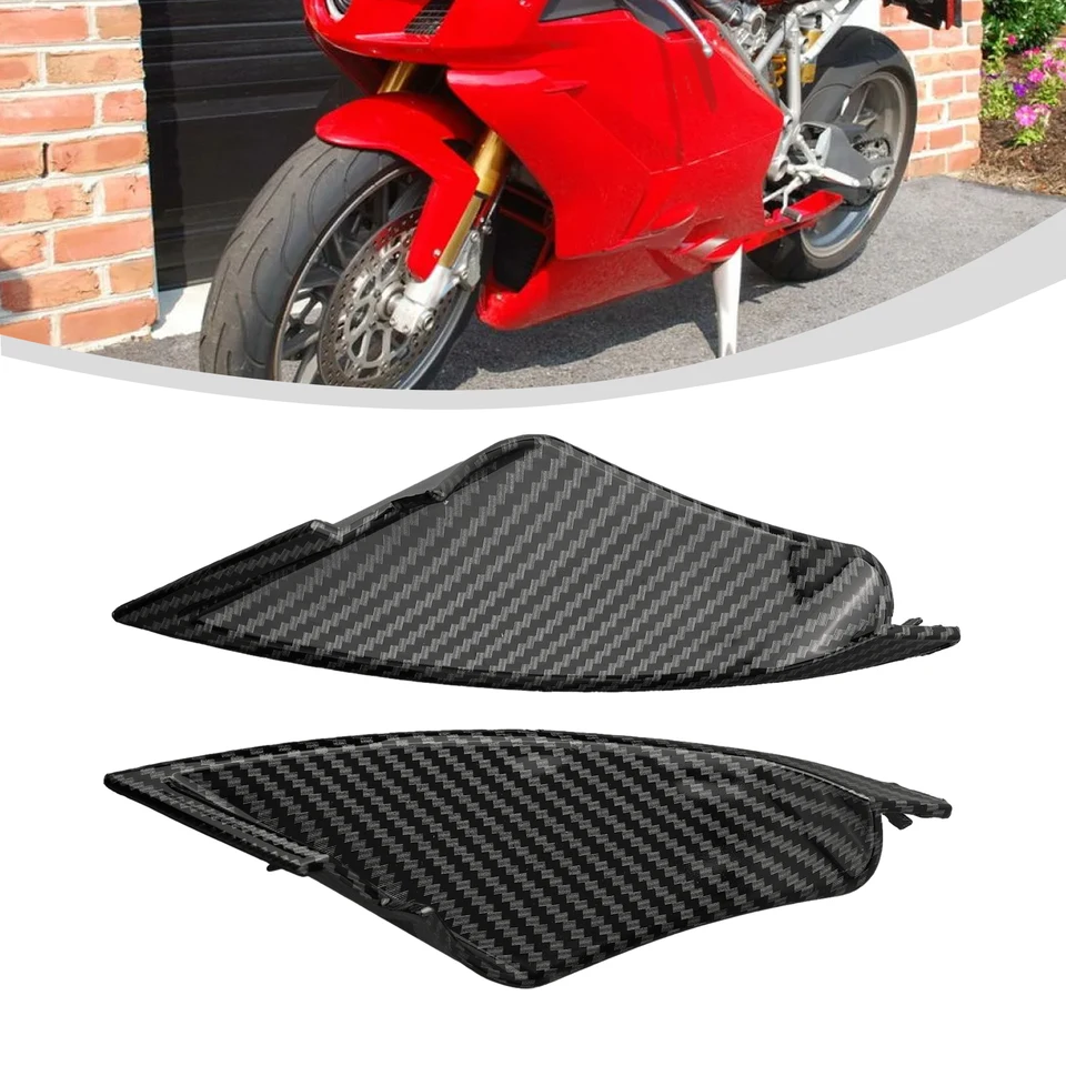 Vylepšite si motocykel s uhlíkovými vláknami predného nosa Airduct Príjmy vetranie pre Ducati 749 999 Štýlový vzhľad