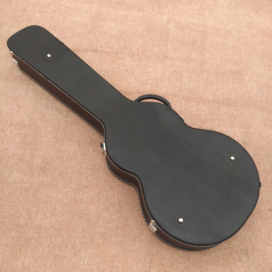 Vylepšite čierny 39 palcový hardvér Hardware pre chróm pre Les Paul Guitar Order s gitarou spolu s gitarou v hardcase