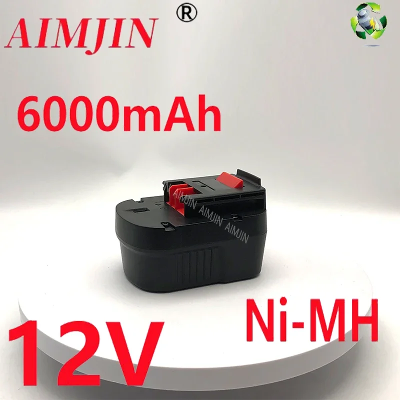 Vymeňte batériu TSOZPN20006 vhodné pre Black & Decker Electric Tool Battery EPC12, EPC12CA, A12E, A1712, FS120B, 12V 6AH NI-MH