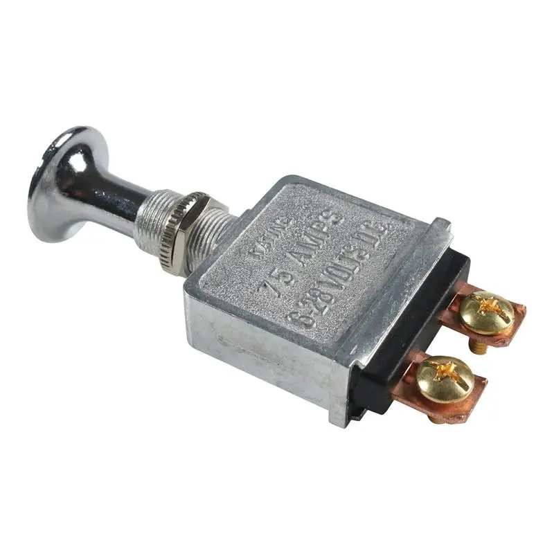 Vypínače push push pull 75 Amp pri 12 volte 6-28V DC Novinky automobilové spínač