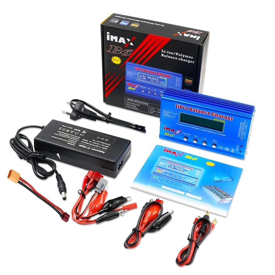 Vypúšťač nabíjačky vyváženia IMAX B6 pre nabíjačku batérií NIMH/NICD LCD s nabíjačkou NIMH/NICD LCD s napájacími adaptérmi NIMH/NICD LCD s 12V 5A
