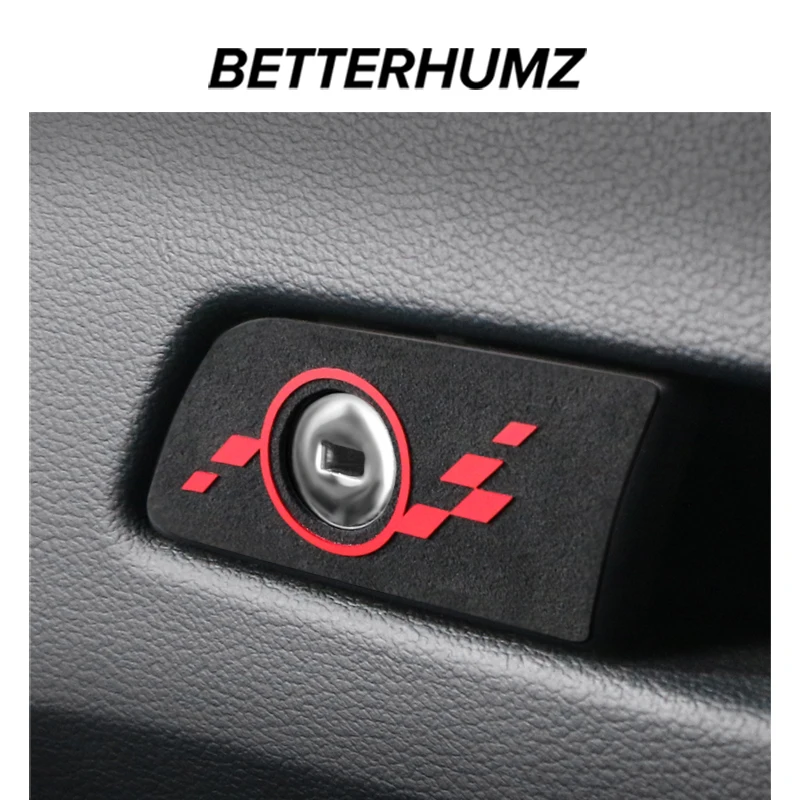 Vyrobené z Alcantara pre Audi A4 B9 A5 Co-Pilot Glove Switch Spínač Klávesový panel Tin