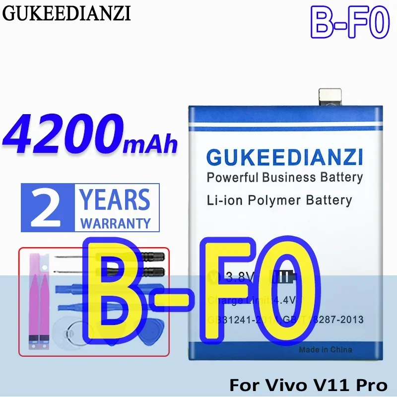 Vysoko kapacita Gokeedianzi batéria B-F0 4200MAH pre Vivo V11 Pro X21S 1804 1806 1814 PD1813F_EX Mobilný telefón batérie