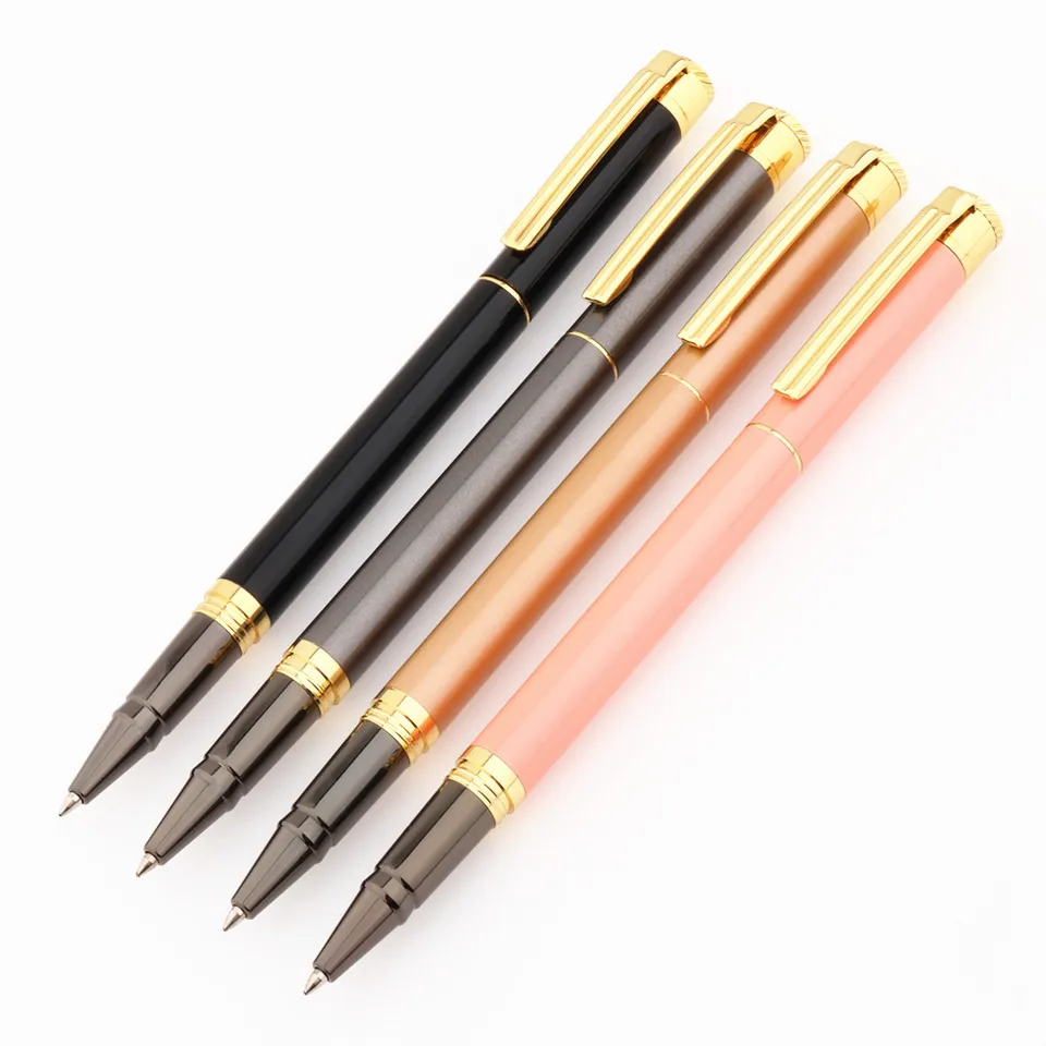 Vysoko kvalitná 3037 farebná obchodná kancelária Rollerball Pen New School Študentské potreby Dodávky loptičiek Pens Spirálne rozhranie
