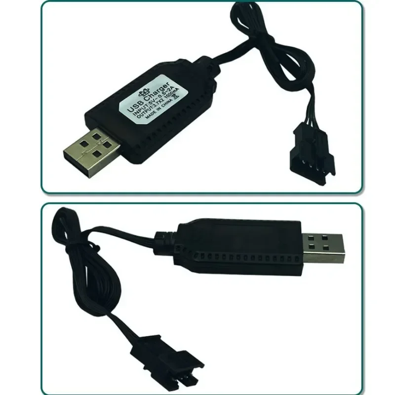 Vysoko kvalitná 7,4 V SM-4P USB Kábel nabíjačku 18650 26650 21700 Lítiová batéria inteligentná inteligentná IC chráni nabíjačka chráni