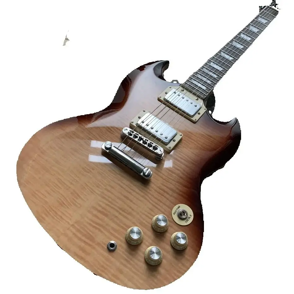 Vysoko kvalitná elektrická gitara, hmatník z ružového dreva, vyrobený v Číne