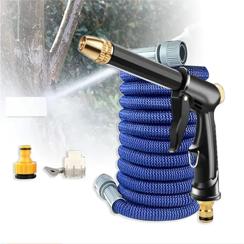 Vysoko kvalitná flexibilná rozšíriteľná záhradná hadica vysokotlaková dýza Spray Washer Gun Wash Hadica Hadica rozširovateľná záhradná vodná hadica