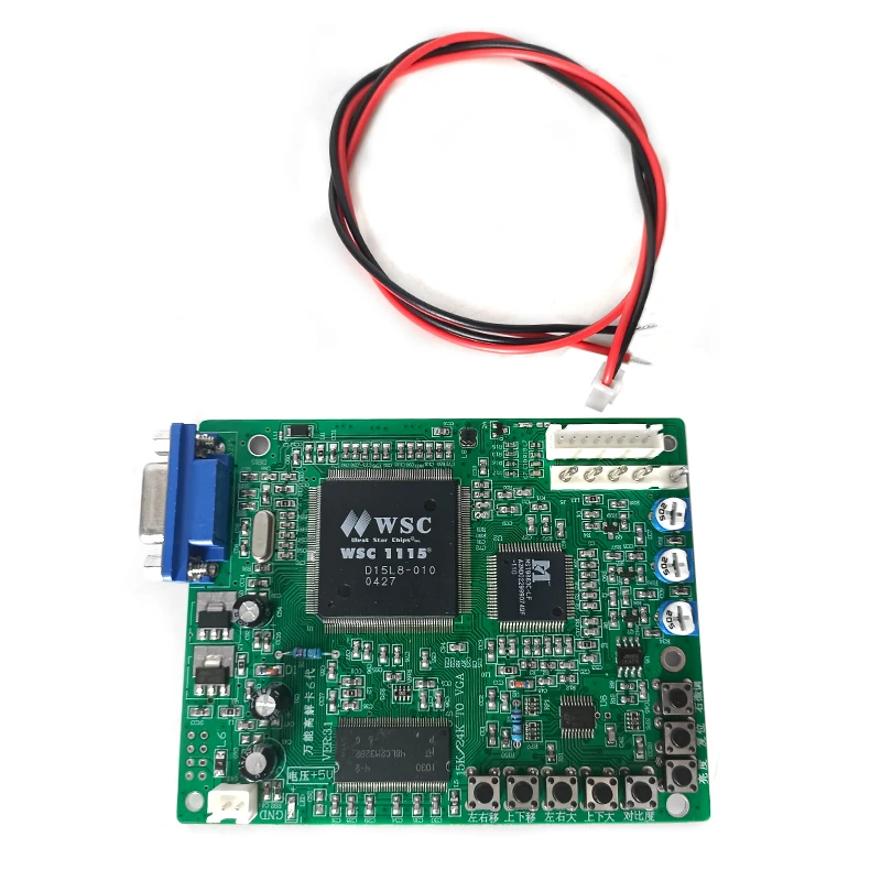 Vysoko kvalitná RGB CGA EGA YUV na VGA / CGA to VGA HD Video Game Converter Board Hot Worldwide pre arkádový herný stroj