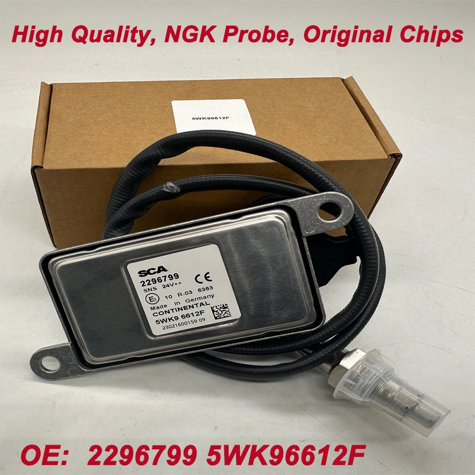 Vysoko kvalitná sonda NGK vyrobená v DE Continental 2296799 5WK96612F 2020691 2247379 5WK96612D senzor NOx Sensor 24V pre Scania