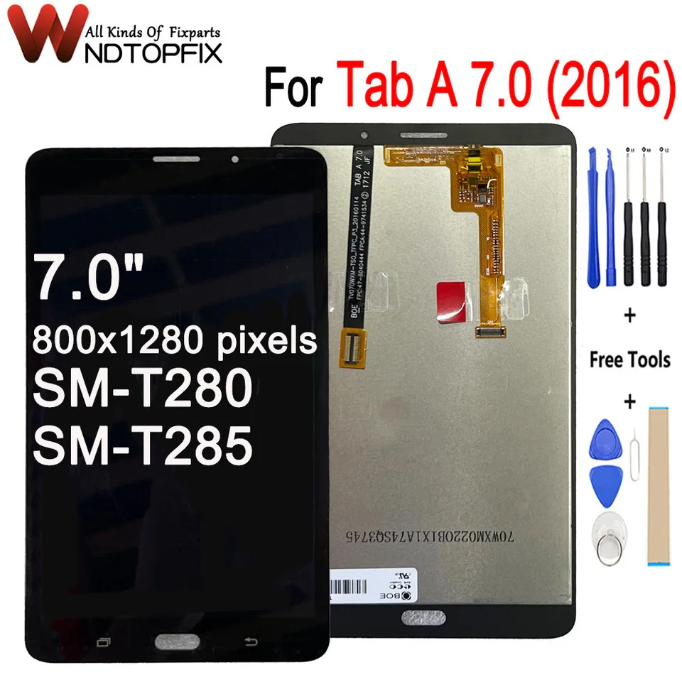 Vysoko kvalitná T820 T825 LCD 7.0 