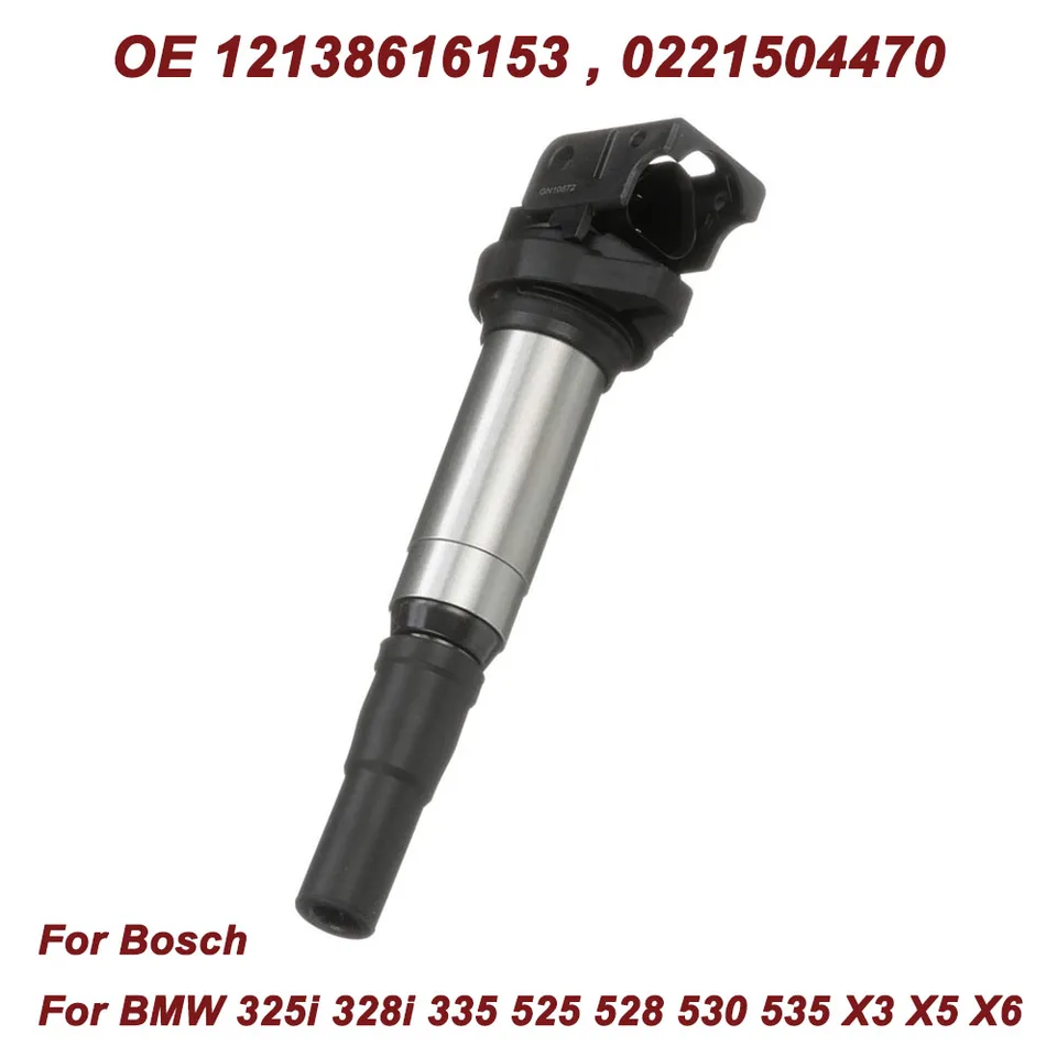 Vysoko kvalitná zapaľovacia cievka 12138616153 12137594596 0221504470 pre Bosch BMW E60 E61 F10 F18 F11 E39 F07 520I 523I 525I X3 X5 Z4