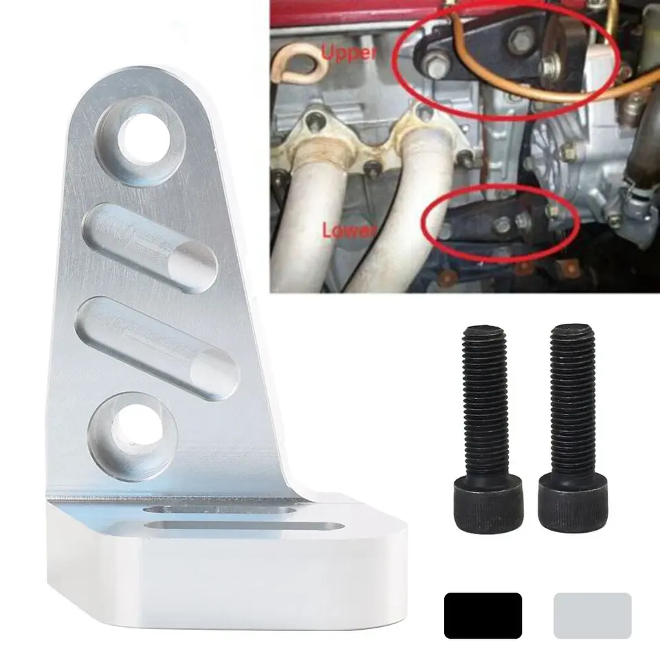 Vysoko kvalitná časť posilňovača posilňovača čiernej alebo striebra pre Honda Civic 92-00 B16 GSR P72 Séria typu B