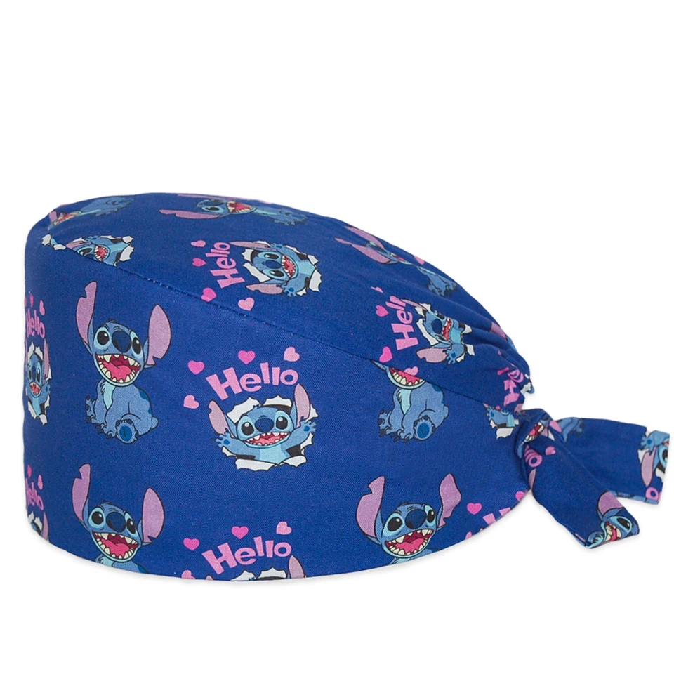 Vysoko kvalitné bavlnené tlačené kroviny Pet Pet Shop Shop Care Care Cap Cap Work Pracovná čiapka lekárske kroviny čiapky